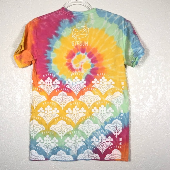 Mookee by Yuske ft. Ann Marie tie dye free the nipple tee sz S - Picture 2 of 5